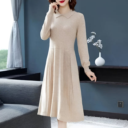 Rebekka | Mühelose Eleganz in einem gestrickten Maxikleid