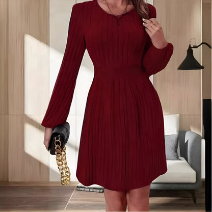 Adela | Elegantes Strick-Midi-Kleid