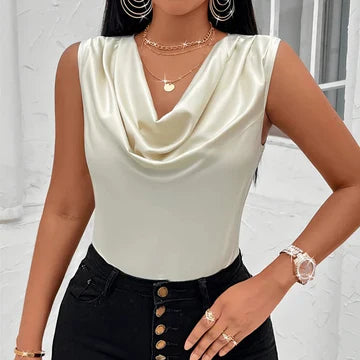 Niamh - Elegante Satin Tank Tops