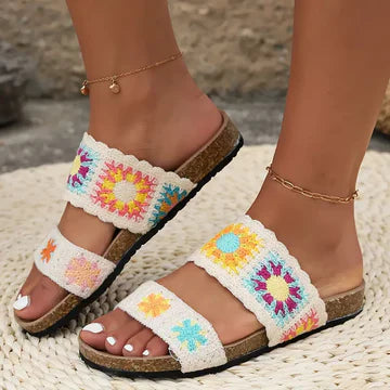 Lana -  Flache Gleitsandalen für Frauen