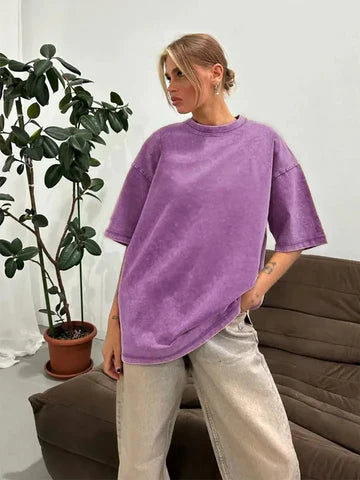 Kaia - Retro-T-Shirt aus Baumwolle
