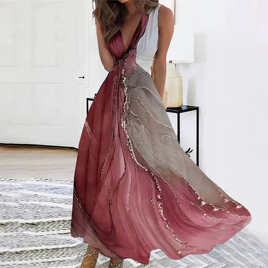 Lotti - Elegantes Bedrucktes Kleid