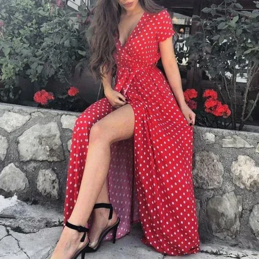 Rosalie - Langes Kleid Mit Seitenschlitz