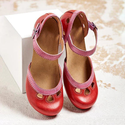 Verena - Bequeme Sandalen Mit Niedrigem Absatz