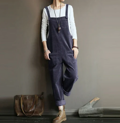 Olina - Lässiger Cord-Jumpsuit