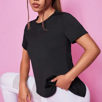 Quedana - Kurzärmeliges Fitness-Top