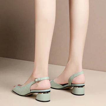 Sybille Rose - Damen Sandalen mit offener Spitze