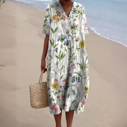 Frieda - Sommerkleid Mit Blumenmuster