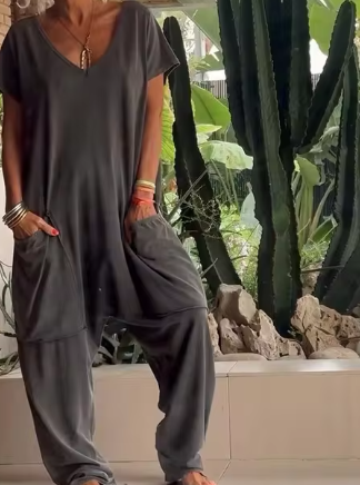 Walentina - Streetwear Mode Neu Lose Jumpsuits
