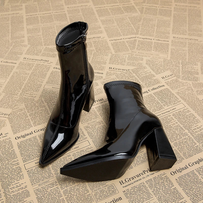Addy | Damen-Stiefeletten mit hohem Absatz