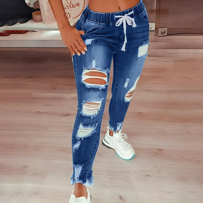 Florinda | Vintage Distressed High-Waist Jeans