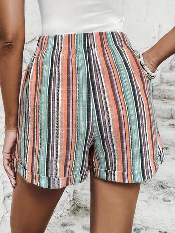 Kaira - Shorts mit kontrastierenden Streifen