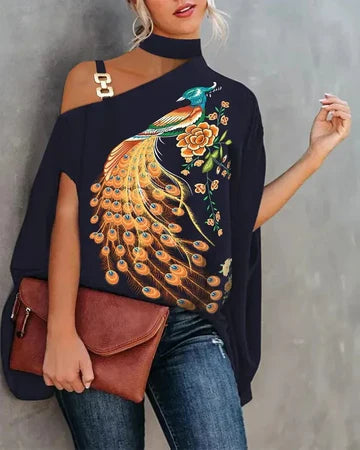 Olive - Elegantes schulterfreies Top