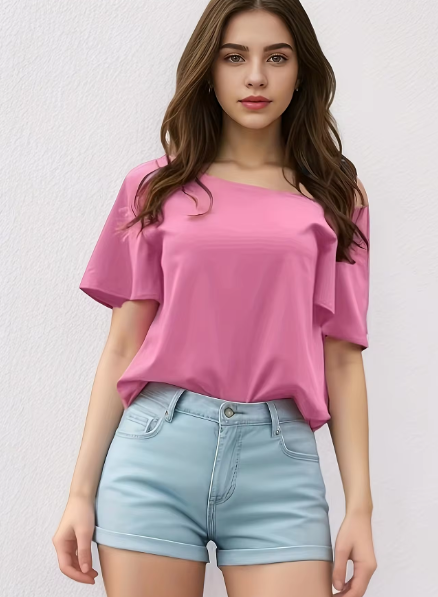 Tamara - Modische Bluse mit Spitzenbesatz