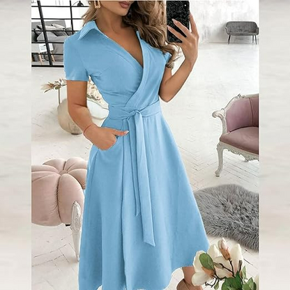Eleanor - Modisches Kleid Mit Langen Ärmeln