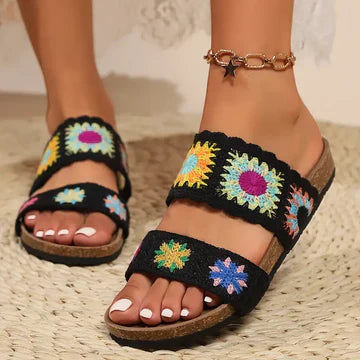 Lana -  Flache Gleitsandalen für Frauen