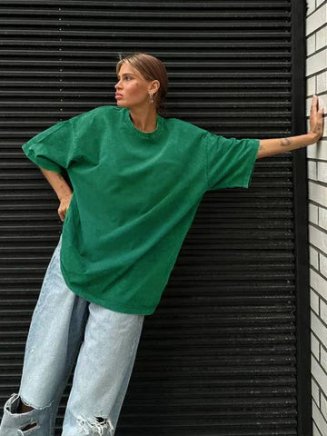 Kaia - Retro-T-Shirt aus Baumwolle