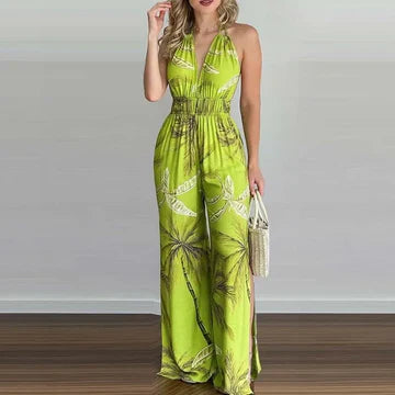 Lorena - Rückenfreier taillierter Jumpsuit