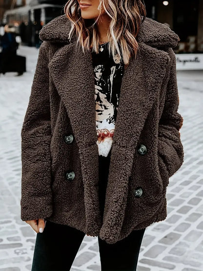 René | Luxuriöse Teddyjacke für die kalte Jahreszeit