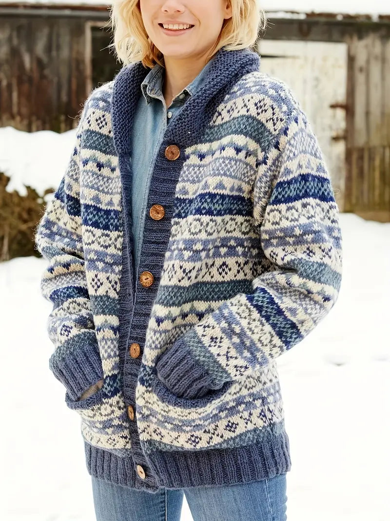 Tovah | Streifenmuster-Cardigan