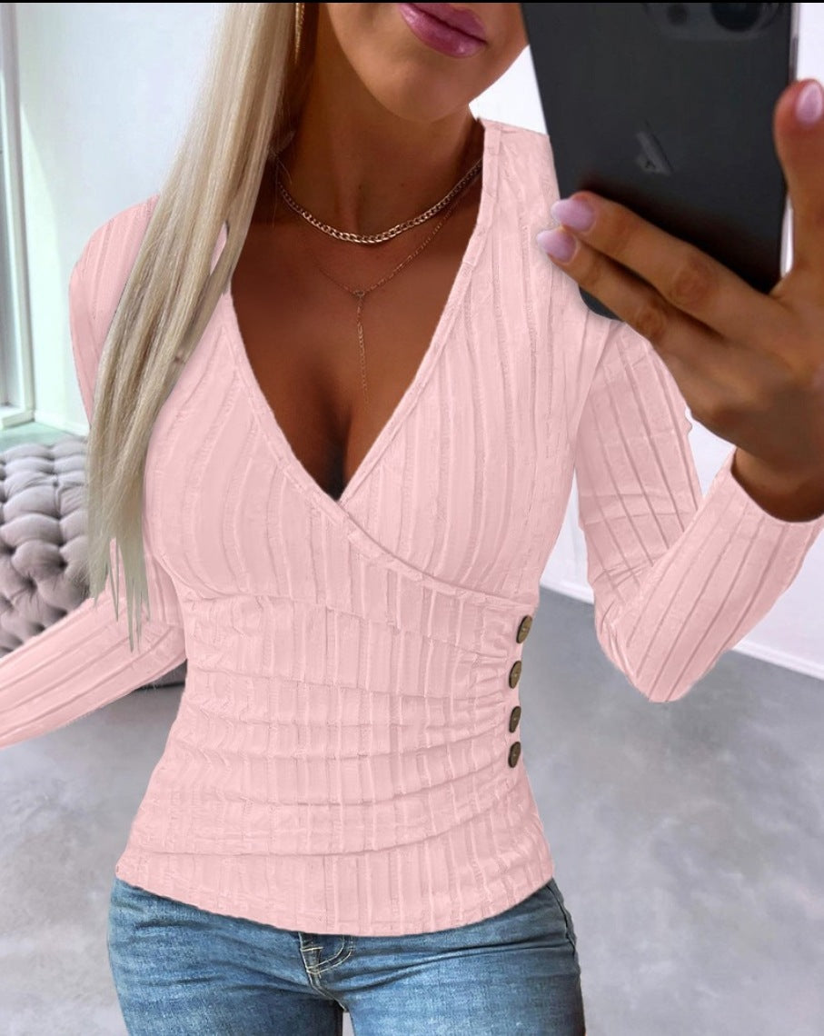 Crispine | Elegante Schwarze Bluse