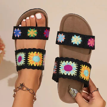 Lana -  Flache Gleitsandalen für Frauen