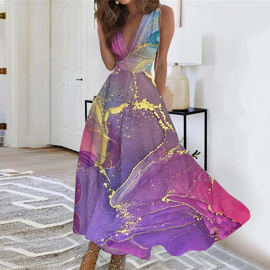 Lotti - Elegantes Bedrucktes Kleid