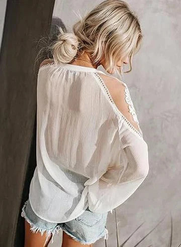 Ziva - Spitze Mesh-Oberteil