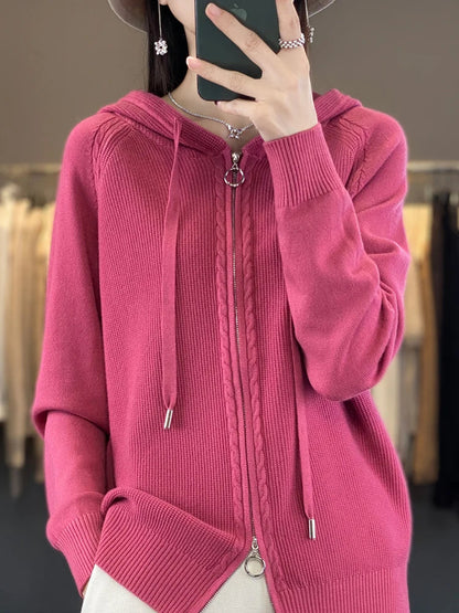 Chay | Luxuriöser Kapuzen-Cardigan