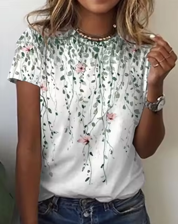 Tove - Koreanische Damen 3d Rose Floral Muster