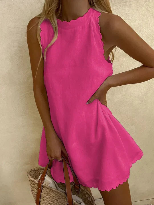 Balbina - Bequemes Minikleid In A-Linie