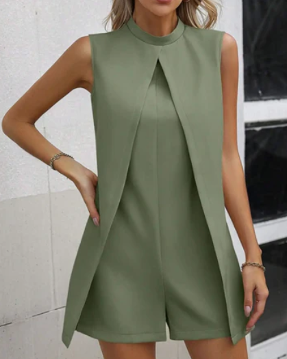 Ondrea - Eleganter ärmelloser Jumpsuit