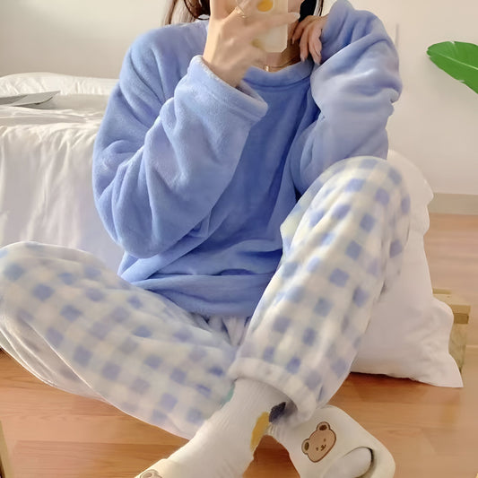 Jana | Kuscheliges Fleece-Pyjama-Set