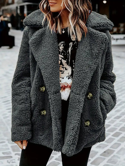 René | Luxuriöse Teddyjacke für die kalte Jahreszeit