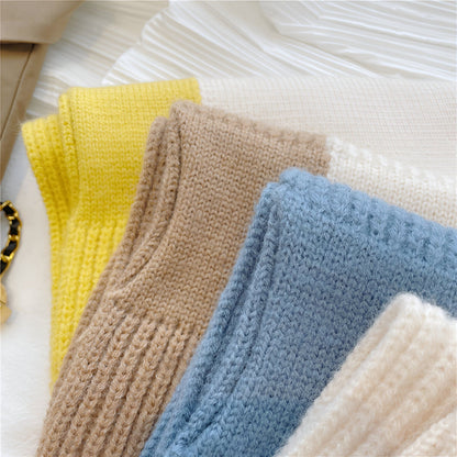 Fabia | Kuscheliges und stilvolles Strickschal-Set für Mädchen