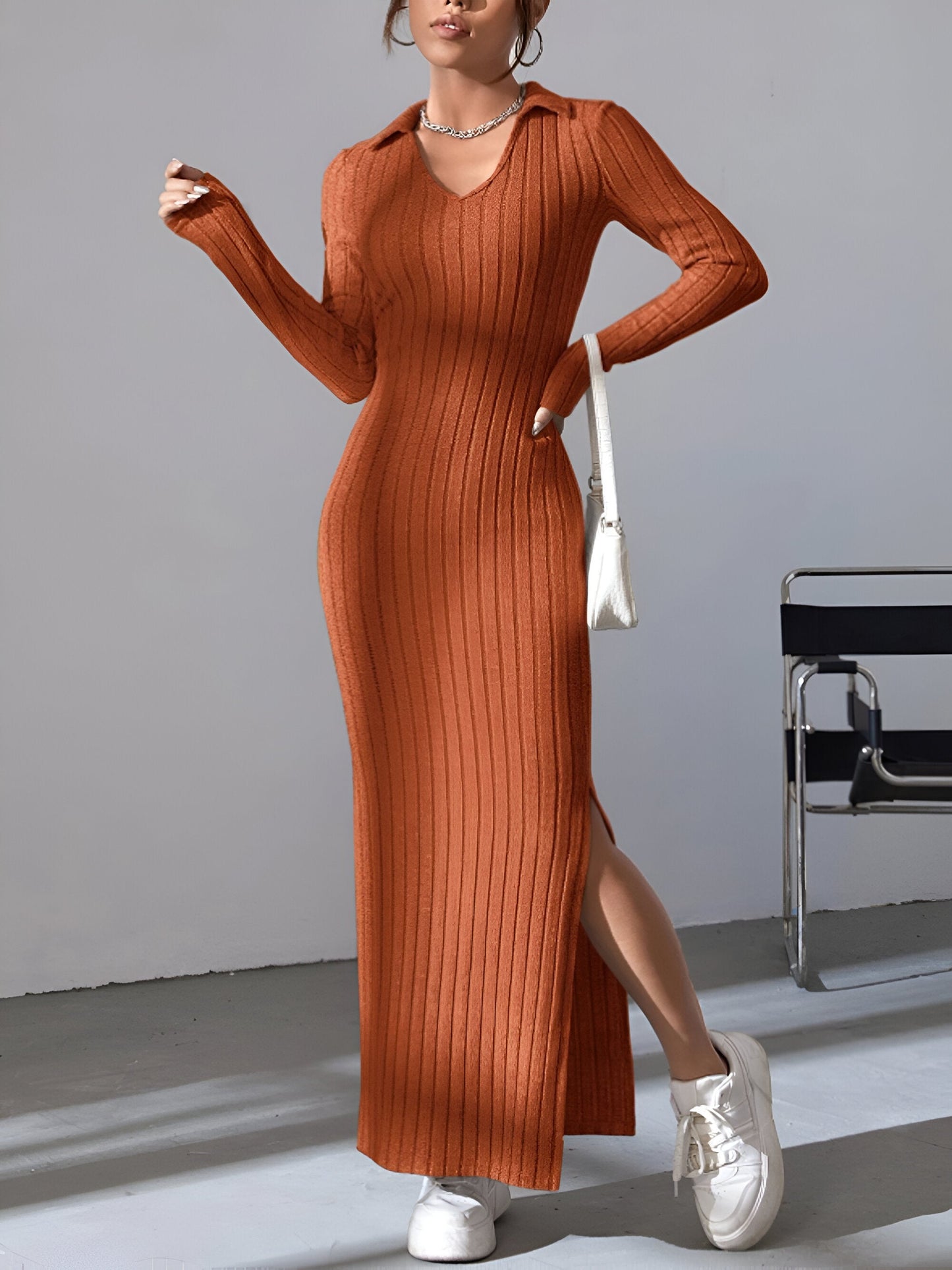 Floris | Mühelos schickes Strickkleid