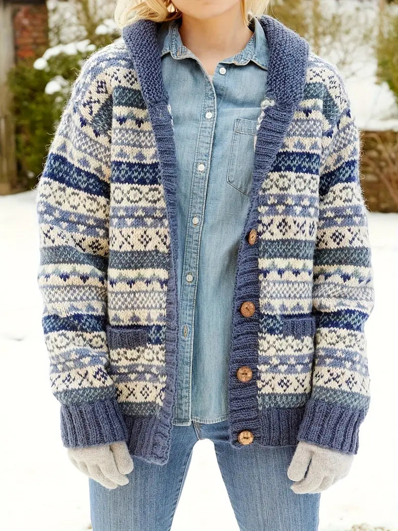 Tovah | Streifenmuster-Cardigan