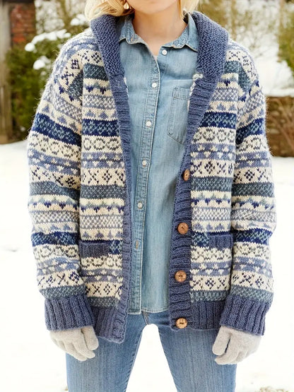 Tovah | Streifenmuster-Cardigan