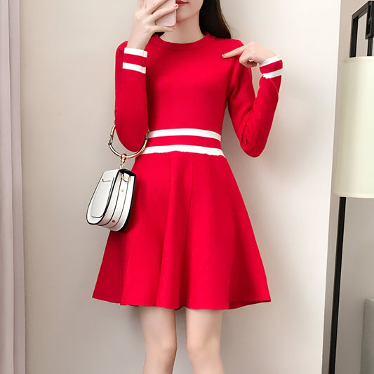 Rafaela | Auffälliges Colorblock-Mini-Kleid für den perfekten Abend