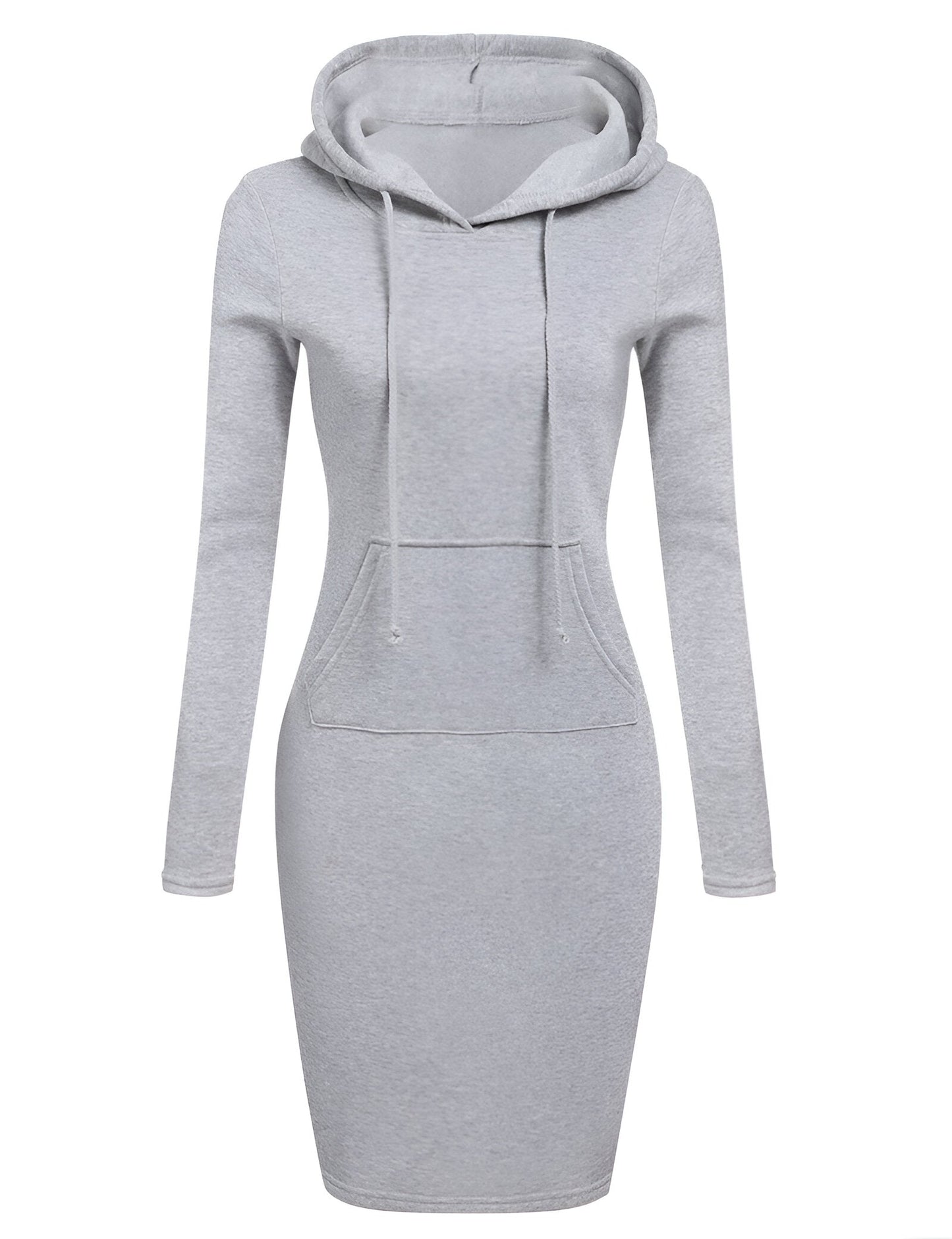 Leonie | Gemütliches & Schickes Kapuzen-Sweatshirt-Kleid für den Herbst