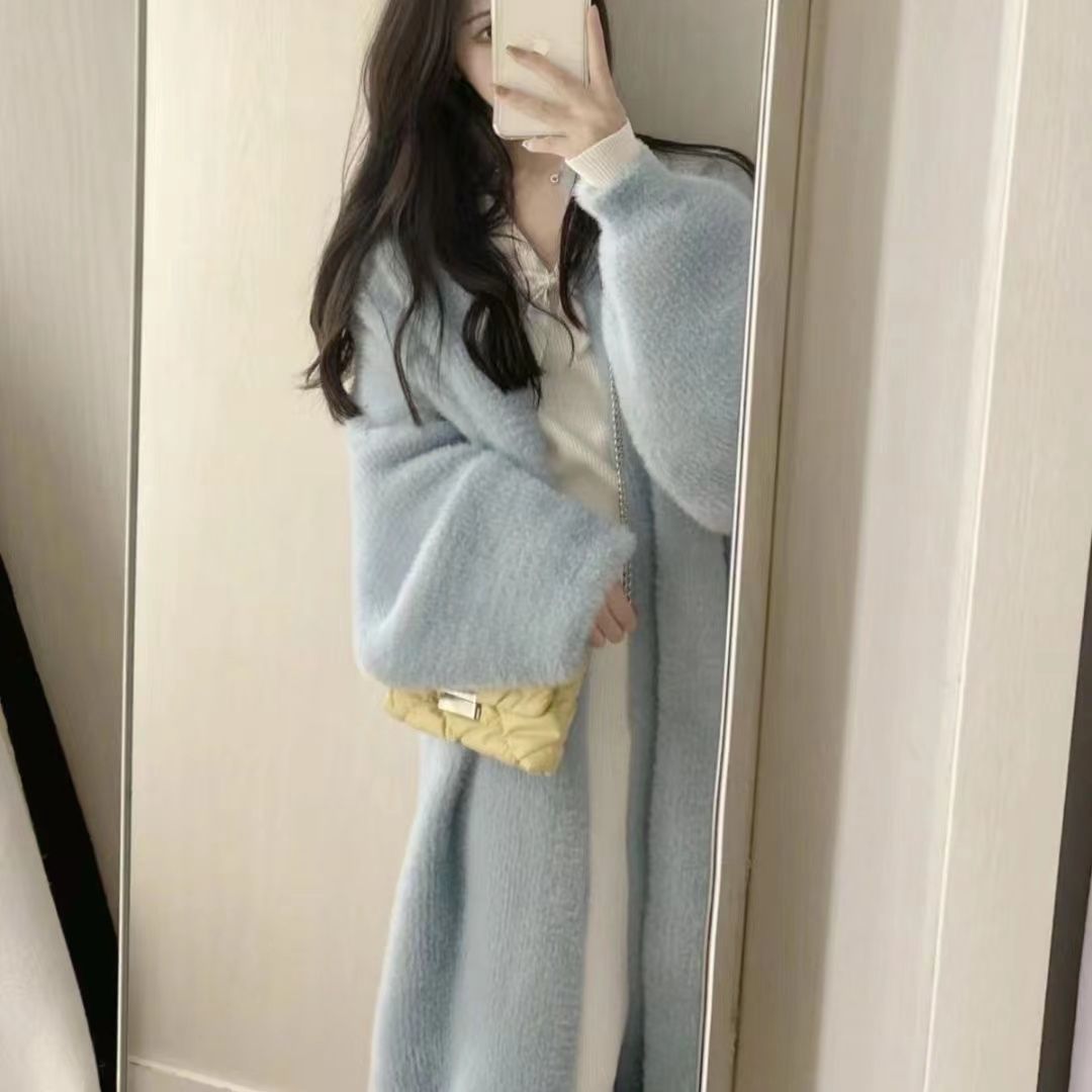 Evin | Weißer Langer Cardigan