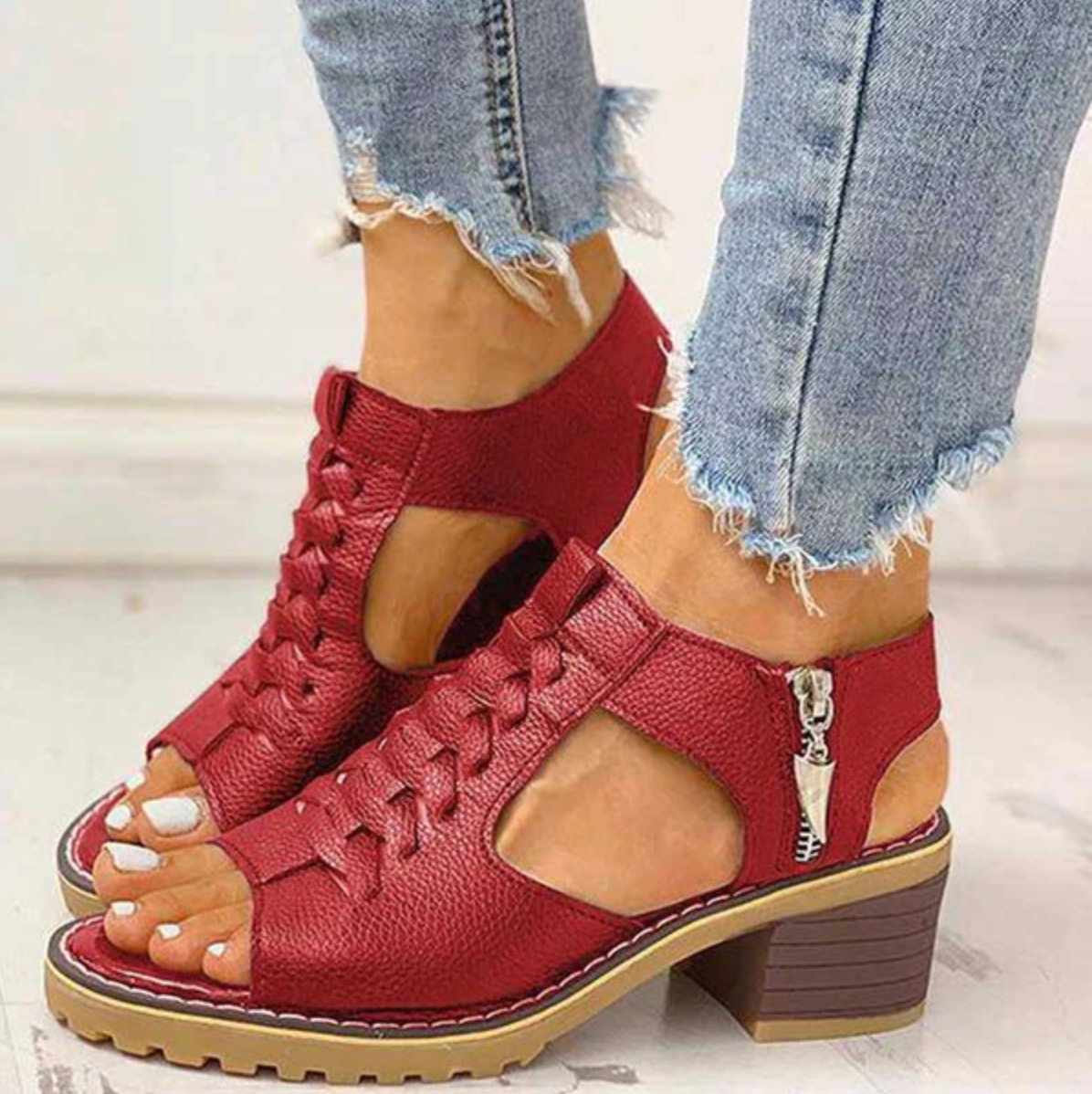 Mühelose Eleganz - Hochhackige Sandalen - Evalina