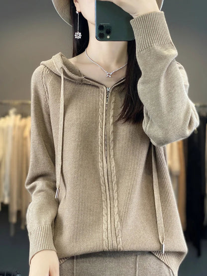 Chay | Luxuriöser Kapuzen-Cardigan