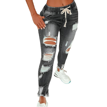Florinda | Vintage Distressed High-Waist Jeans