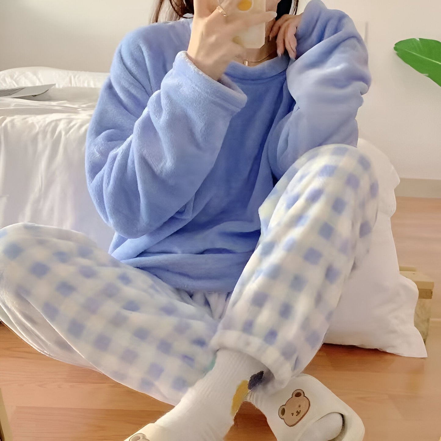 Jana | Kuscheliges Fleece-Pyjama-Set