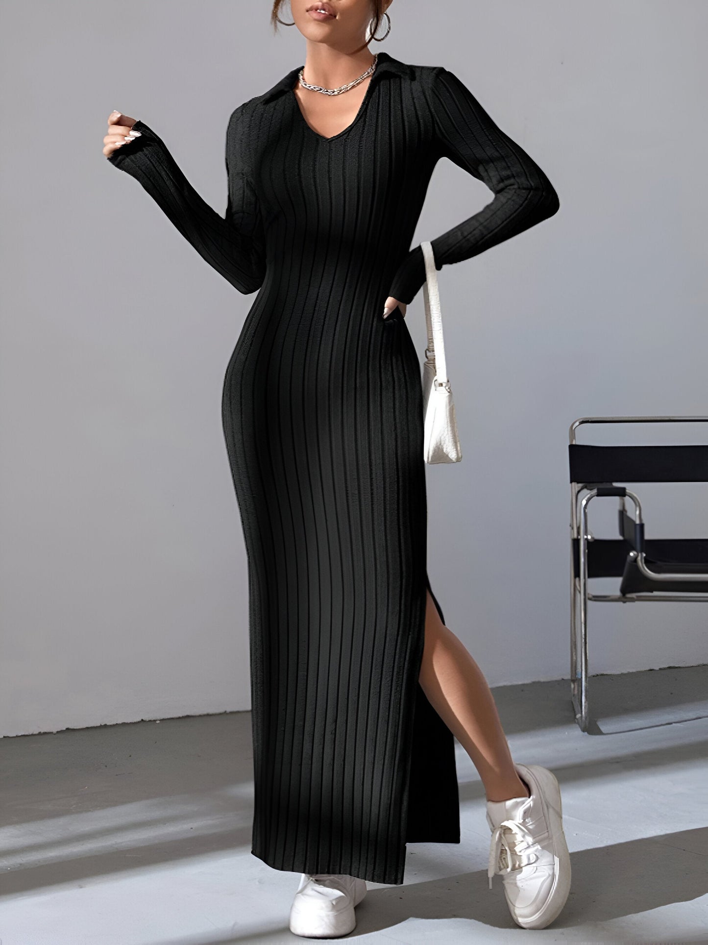 Floris | Mühelos schickes Strickkleid