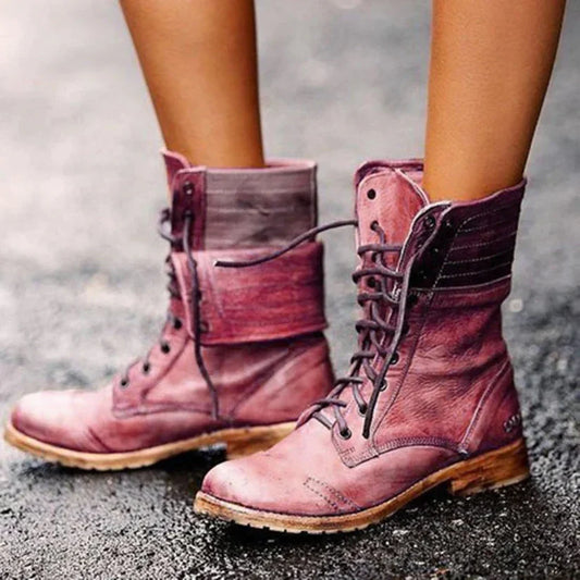 Elena -  Stylische Lederstiefel