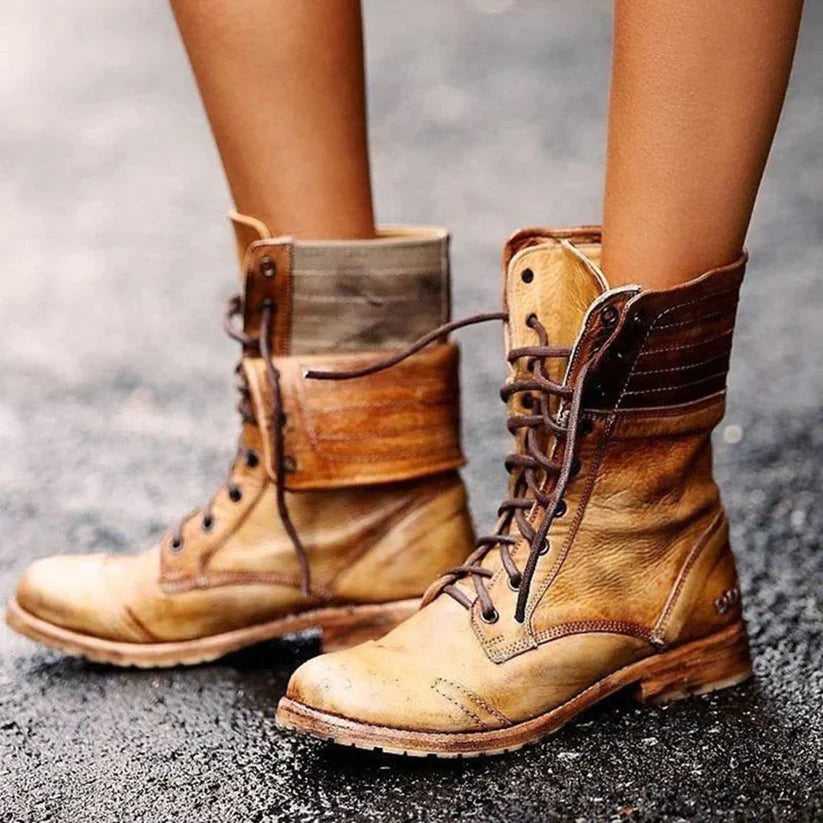 Elena -  Stylische Lederstiefel