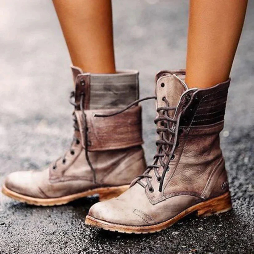 Elena -  Stylische Lederstiefel