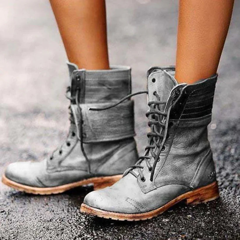 Elena -  Stylische Lederstiefel